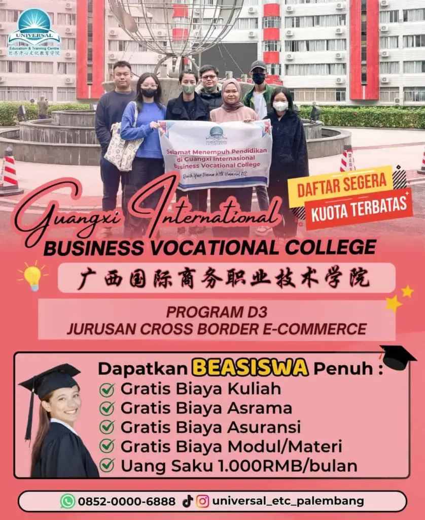 Beasiswa Guangxi International Business Vocational College 1 Beasiswa Guangxi 2024