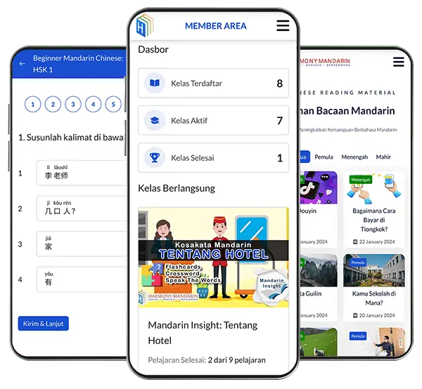 Harmony Mandarin les online terbaik dan murah
