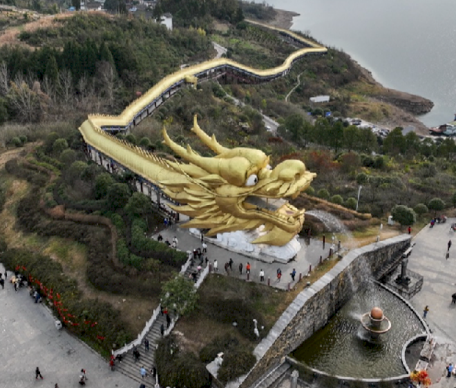 Koridor wisata bertema naga menarik minat pengunjung di Guizhou