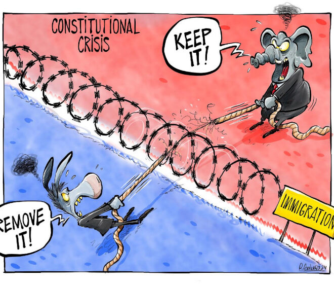 Imigrasi: Tarik menarik yang tak pernah berakhir antara merah dan biru