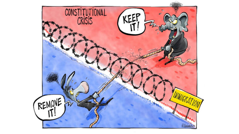 Imigrasi: Tarik menarik yang tak pernah berakhir antara merah dan biru