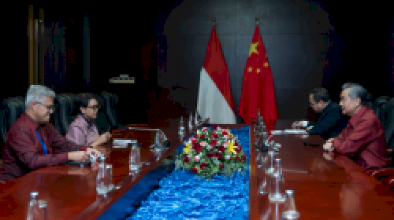 Tiongkok dan Indonesia sepakat bersama menjaga stabilitas dan kemakmuran kawasan