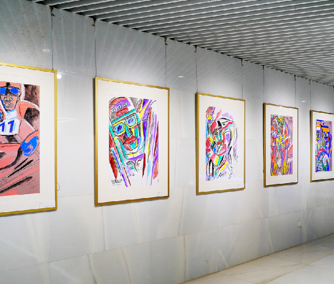 Penghormatan untuk keunggulan: Merayakan semangat Olimpiade melalui seni