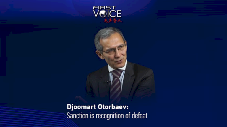 Djoomart Otorbaev: Sanksi adalah pengakuan kekalahan