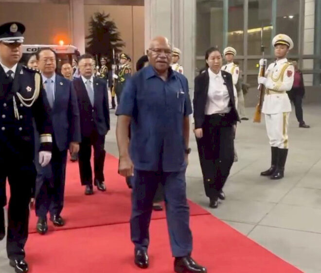 Perdana Menteri Fiji Sitiveni Rabuka tiba di Beijing