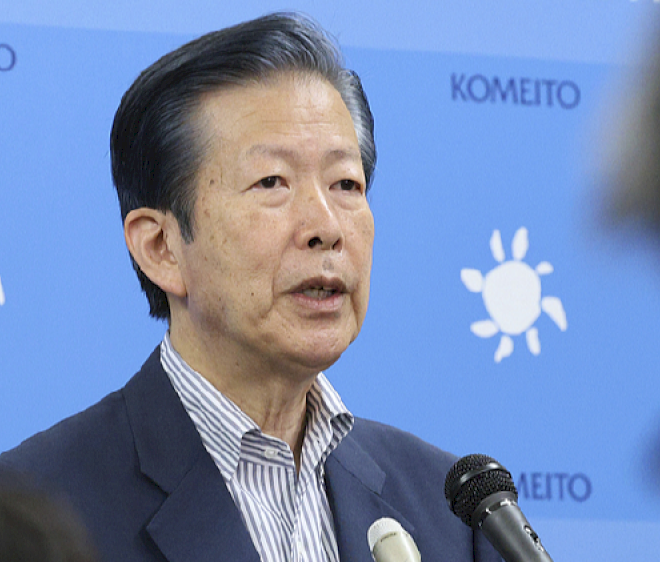 Ketua partai koalisi yang berkuasa di Jepang Yamaguchi mengumumkan pengunduran dirinya