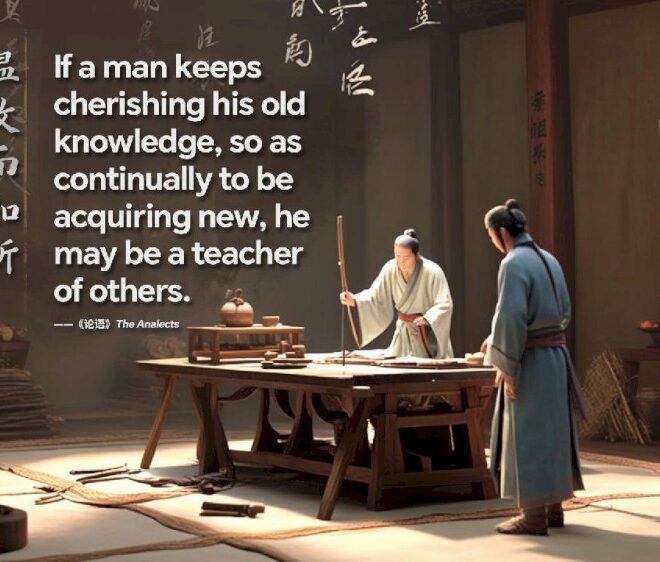 Memahami kebijaksanaan Tiongkok dalam kutipan dari The Analects of Confucius