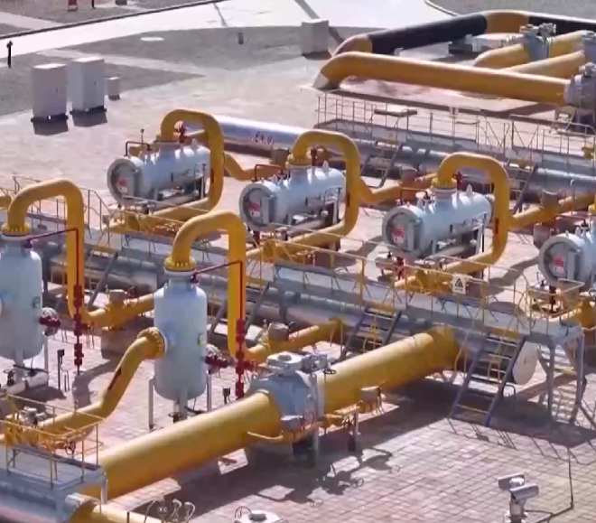 Bagian pertama dari Jalur Pipa Gas Barat-Timur 4 Tiongkok beroperasi