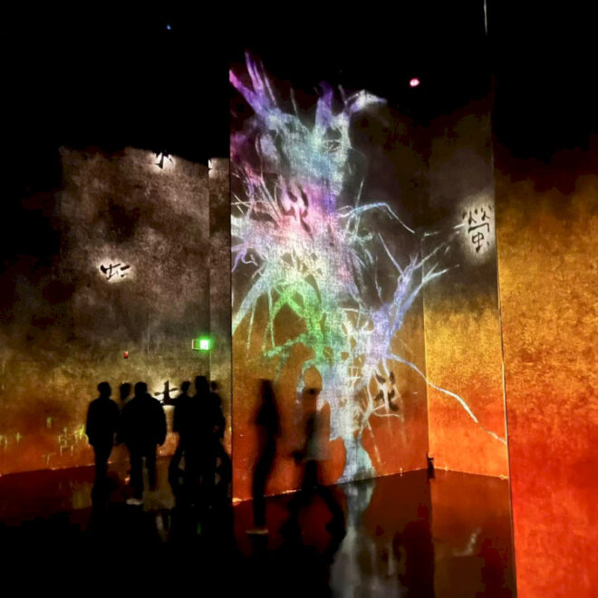 Melangkah ke Wonder at the TeamLab “Massless” Exhibition