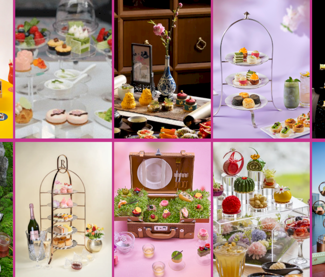 Manjakan rasa musim semi dengan teh sore ini