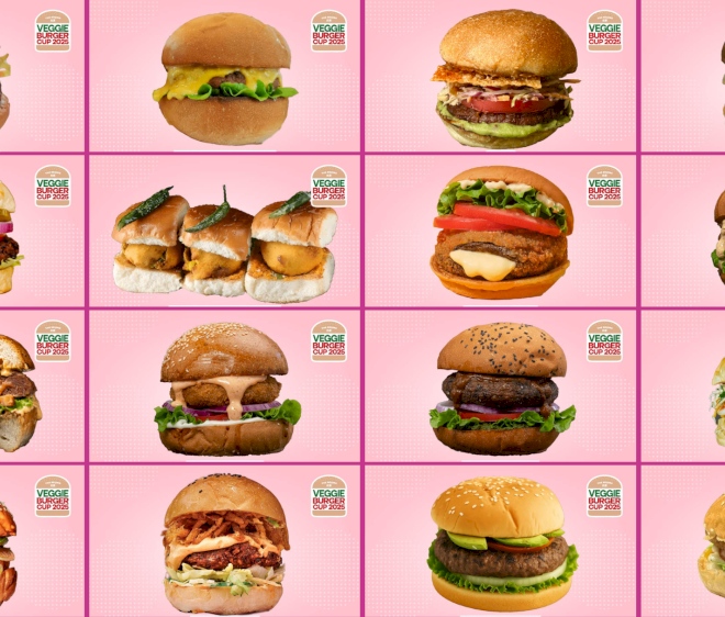 Pilih di final Piala Burger Veggie sekarang!