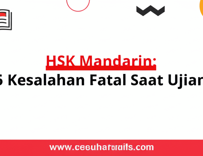 HSK Mandarin: 5 Kesalahan Fatal Saat Ujian