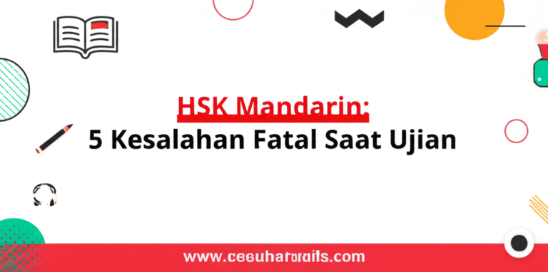 HSK Mandarin: 5 Kesalahan Fatal Saat Ujian