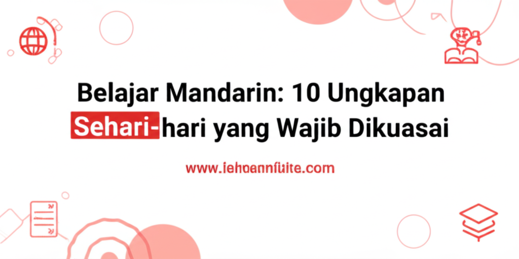 Belajar Mandarin: 10 Ungkapan Sehari-hari yang Wajib Dikuasai