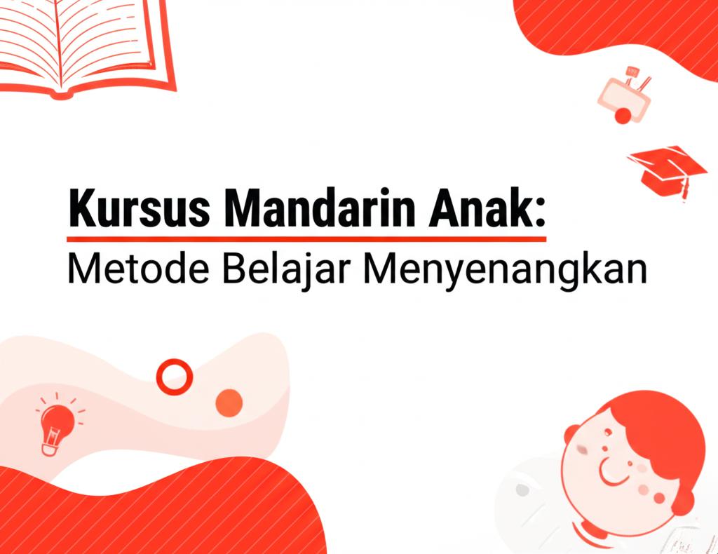 Kursus Mandarin Anak: Metode Belajar Menyenangkan