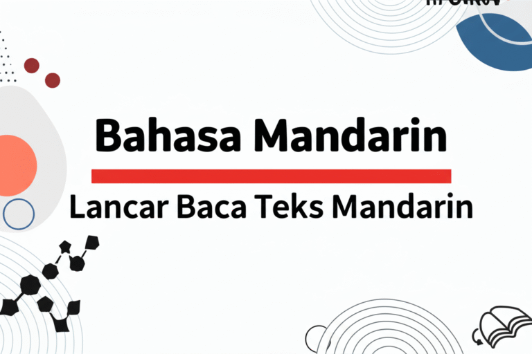 Bahasa Mandarin: Teknik Terbukti Lancar Baca Teks Mandarin