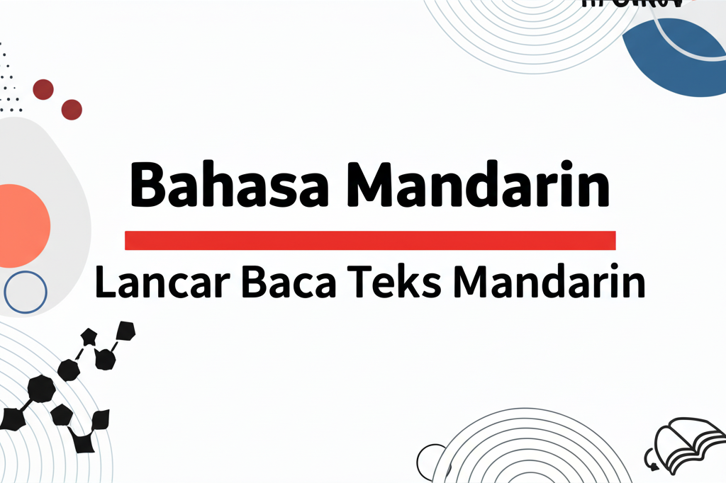 Bahasa Mandarin: Teknik Terbukti Lancar Baca Teks Mandarin