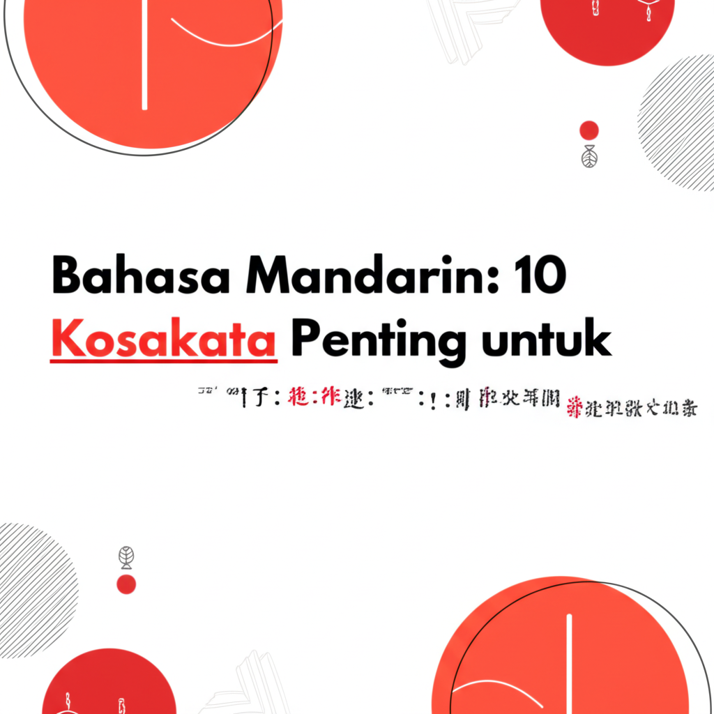 Bahasa Mandarin: 10 Kosakata Penting untuk Traveler