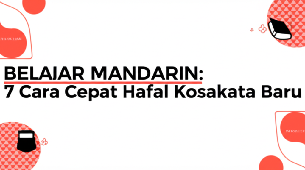Belajar Mandarin: 7 Cara Cepat Hafal Kosakata Baru