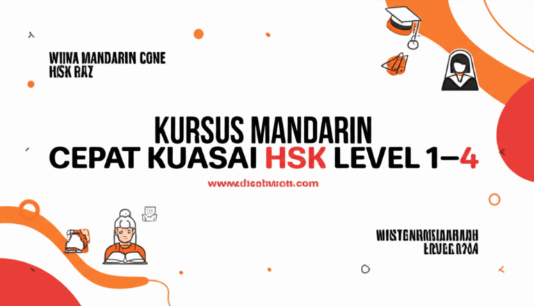 Kursus Mandarin Cepat Kuasai HSK Level 1–4