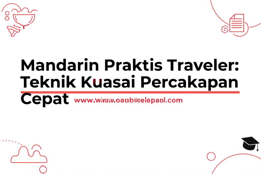 Mandarin Praktis Traveler: Teknik Kuasai Percakapan Cepat