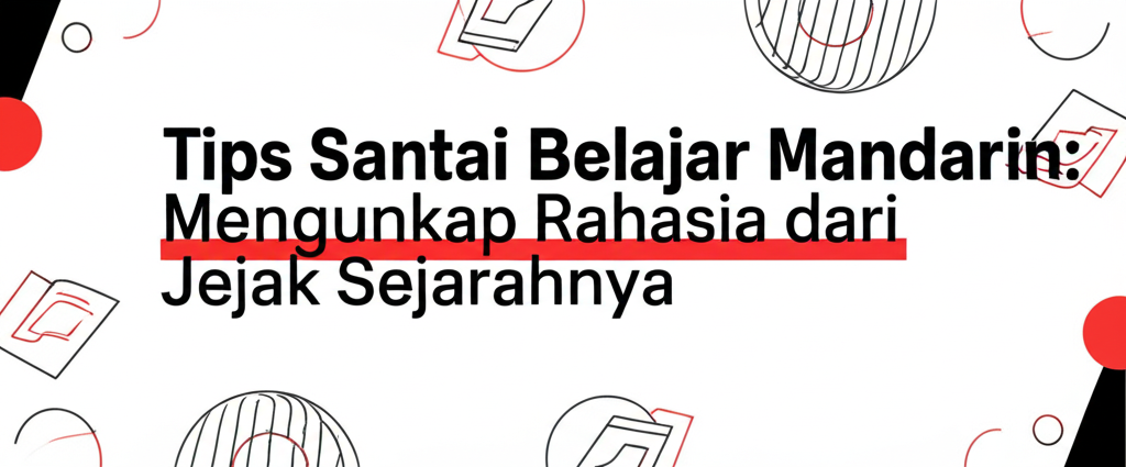 Tips Santai Belajar Mandarin: Mengungkap Rahasia dari Jejak Sejarahnya